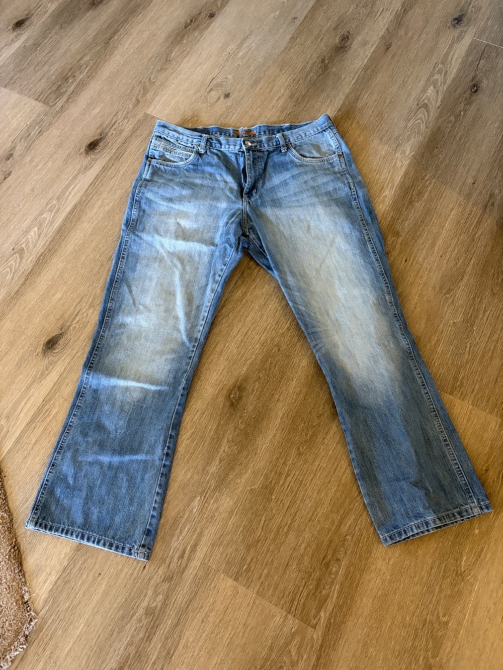 Wrangler Men's Light Blue Bootcut Jeans